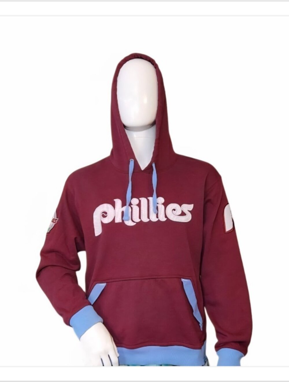 Majestic Cooperstown Collection Philadelphia Phillies Trifecta Shortstop Hoodie